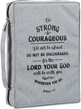 Charger l'image dans la galerie, Be Strong Lion Two-Tone Classic Bible Cover - Joshua 1:9