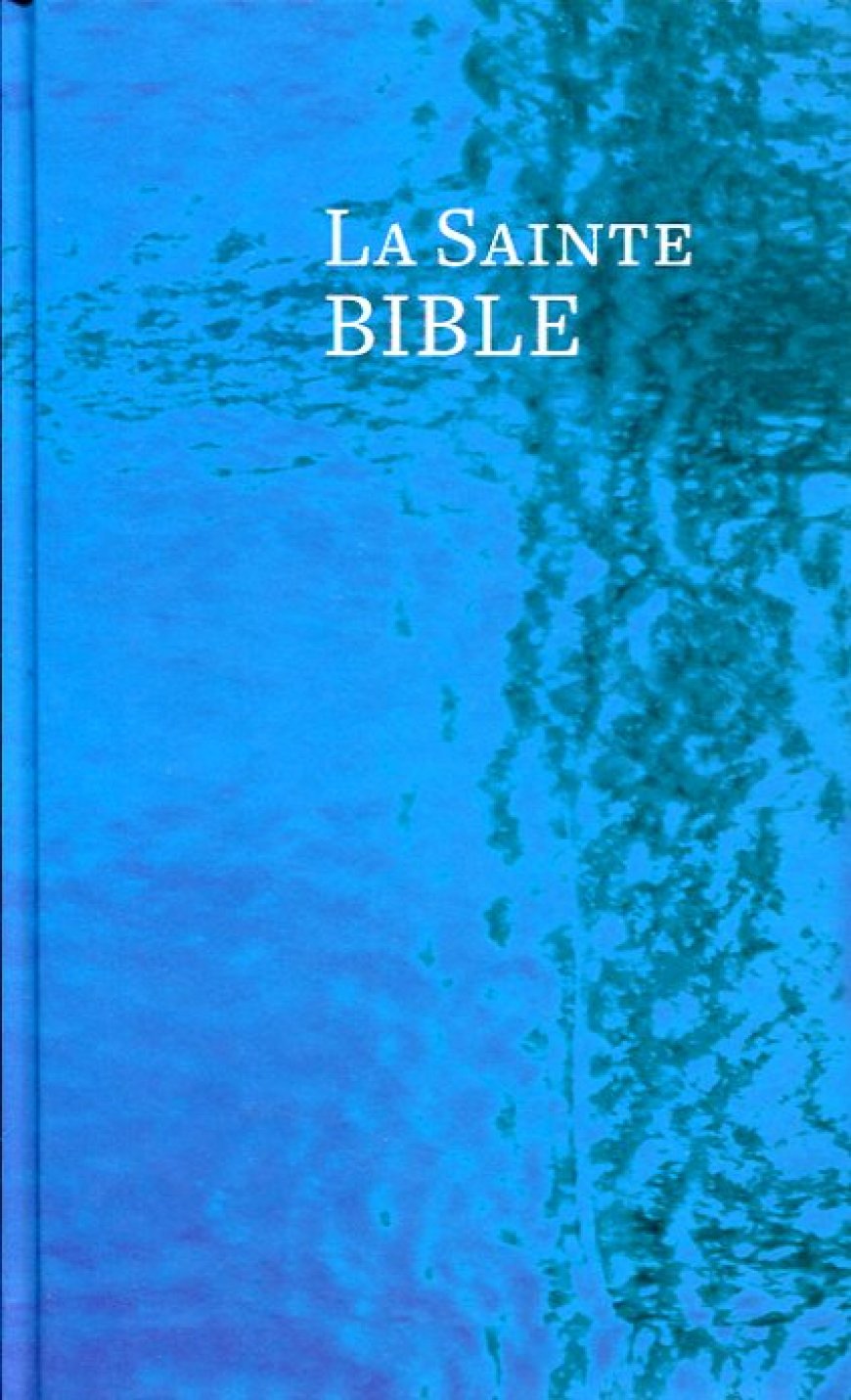 Bible Darby, compacte, imprimée bleu