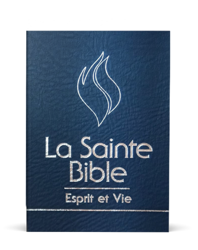 Bible Esprit et Vie Edition Nuit PU Bleu - Boutique iNSPIRATION