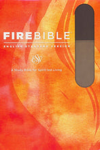 Charger l&#39;image dans la galerie, Fire Bible ESV Version, Soft Leather-look, Slate/Charcoal
