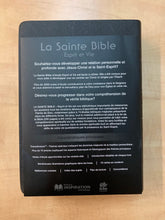 Charger l&#39;image dans la galerie, Bible Esprit et Vie Edition Black Out PU Noir - Boutique iNSPIRATION
