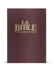 Charger l&#39;image dans la galerie, La Bible THOMPSON - la Colombe (luxe marron, tranche or, onglets)
